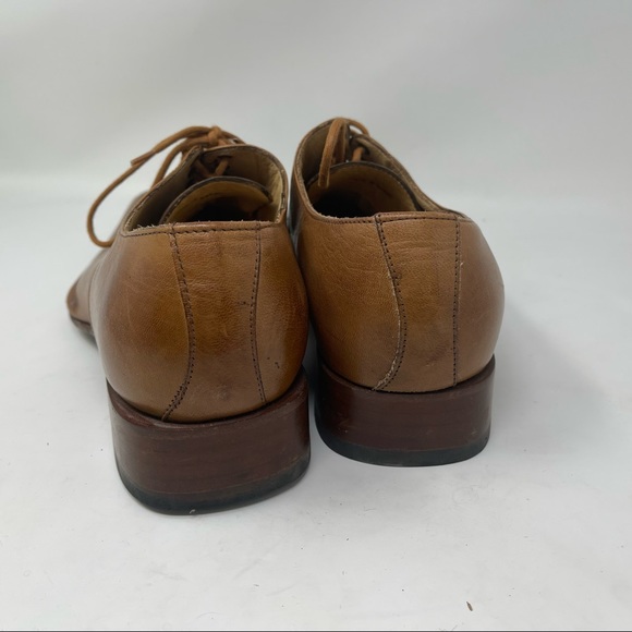 Democrata square toe leather shoe lace up size 43 or US size 10 - Picture 5 of 16